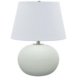 House of Troy Scatchard Stoneware 22&quot; High White Table Lamp