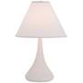 House of Troy Scatchard Stoneware 23" High White Table Lamp