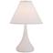 House of Troy Scatchard Stoneware 23" High White Table Lamp