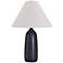 House of Troy Scatchard Stoneware 25" High Black Table Lamp