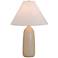 House of Troy Scatchard Stoneware 25" High Oatmeal Lamp