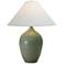 House of Troy Scatchard Stoneware 27" High Green Table Lamp