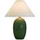 House of Troy Scatchard Stoneware 28 1/2" High Green Lamp