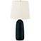 House of Troy Scatchard Stoneware 29" High Black Table Lamp
