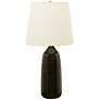 House of Troy Scatchard Stoneware 29" High Brown Table Lamp