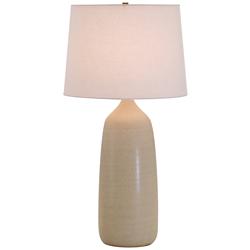 House of Troy Scatchard Stoneware 29&quot; High Oatmeal Lamp