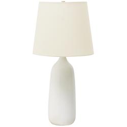 House of Troy Scatchard Stoneware 29&quot; High White Table Lamp