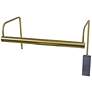 House of Troy Slim-Line 15"W Satin Brass LED Picture Light