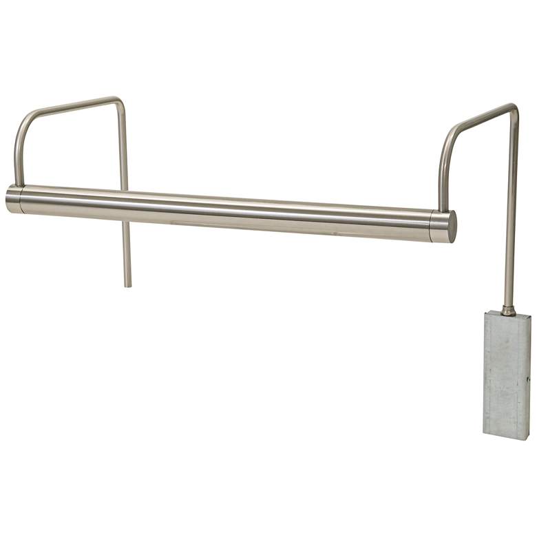 Image 1 House of Troy Slim-Line 15"W Satin Nickel LED Picture Light