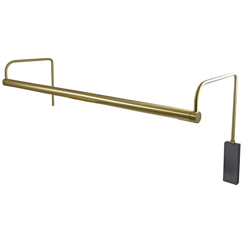 Image 1 House of Troy Slim-Line 29"W Satin Brass LED Picture Light