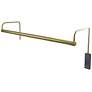 House of Troy Slim-Line 29"W Satin Brass LED Picture Light