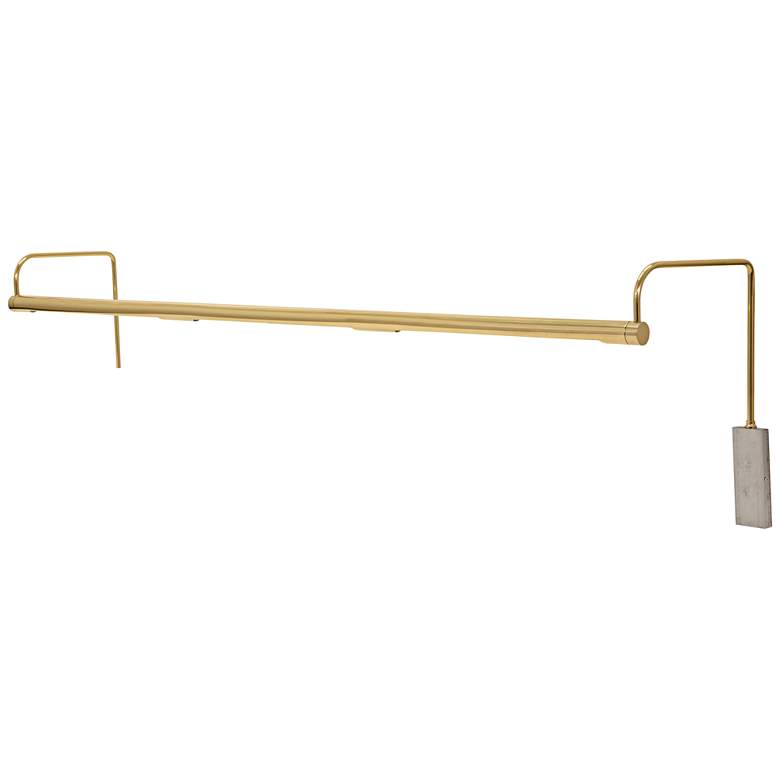 Image 1 House of Troy Slim-Line 43 inchW Polished Brass LED