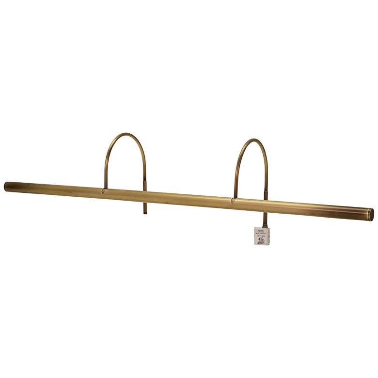 Image 1 House of Troy Slim-Line XL 36"W Antique Brass Picture Light