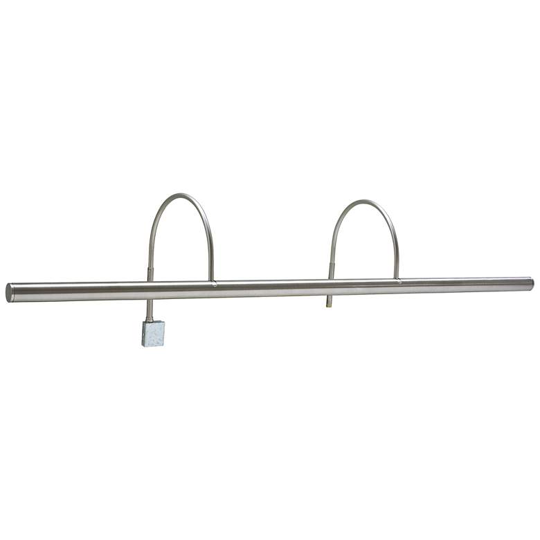 Image 1 House of Troy Slim-Line XL 36"W Satin Nickel Picture Light