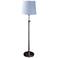 House of Troy Townhouse Adjustable Nickel Floor Lamp