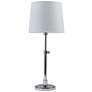 House of Troy Townhouse Adjustable Nickel Table Lamp