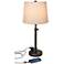 House of Troy Townhouse Bronze Desk Lamp with Outlet