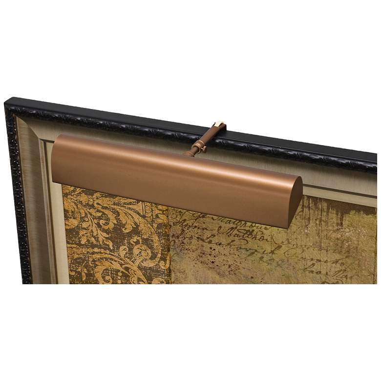Image 1 House of Troy Traditional 14" Wide Bronze LED Picture Light