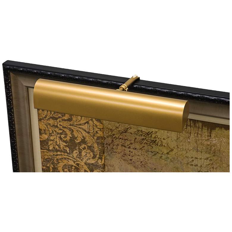 Image 1 House of Troy Traditional 14" Wide Gold LED Picture Light