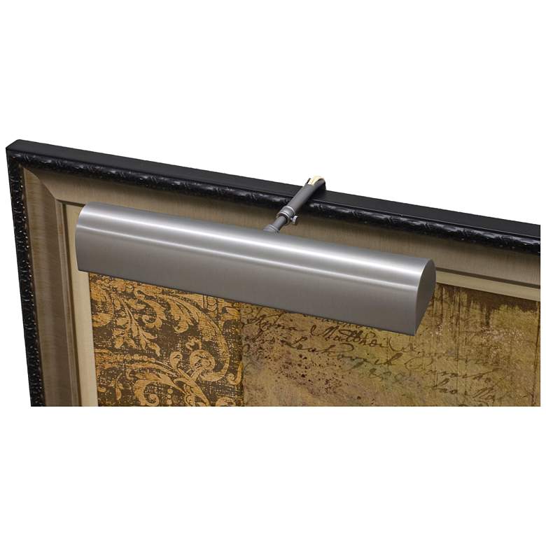 Image 1 House of Troy Traditional 14" Wide Pewter LED Picture Light