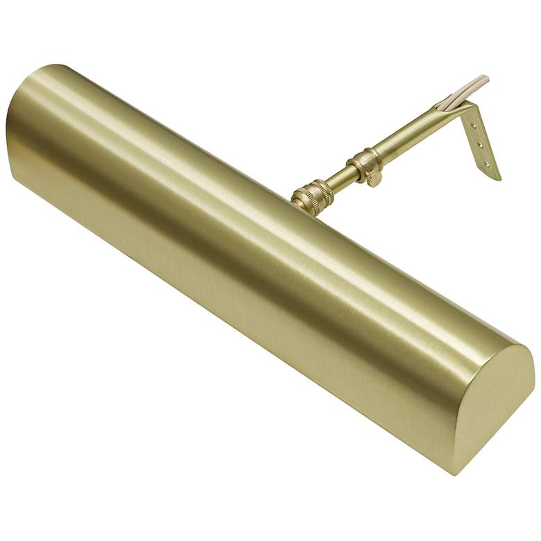 Image 1 House of Troy Traditional 14"W Satin Brass LED Picture Light