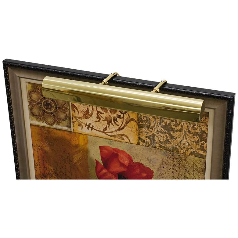 Image 1 House of Troy Traditional 21"W Polished Brass Picture Light