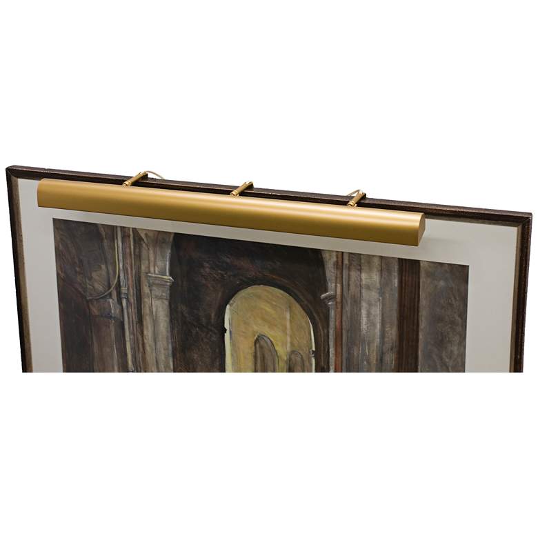 Image 1 House of Troy Traditional 36" Wide Gold Picture Light
