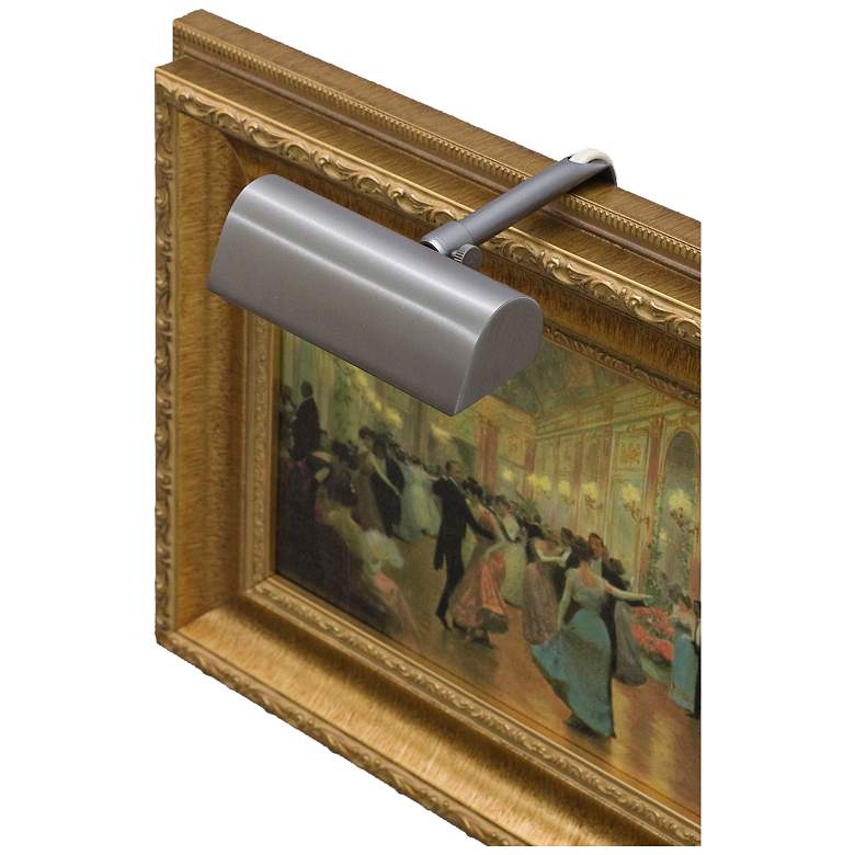Image 1 House of Troy Traditional 4" Wide Pewter Picture Light