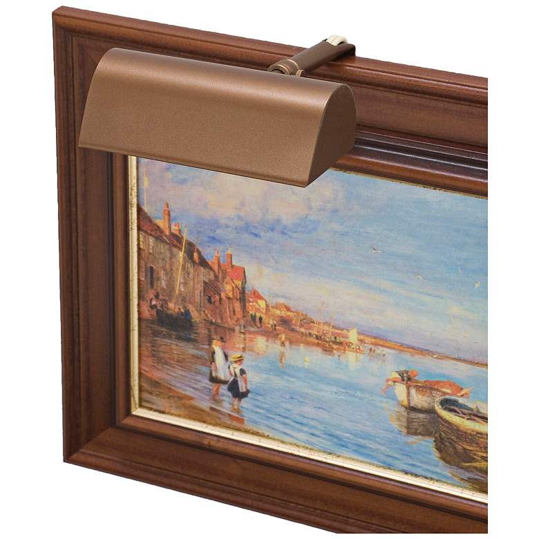 Image 1 House of Troy Traditional 5" Wide Bronze Picture Light
