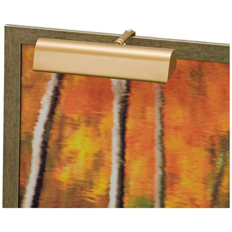 Image 1 House of Troy Traditional 9" Wide Gold Picture Light