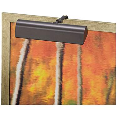 House of Troy Traditional 9"W Mahogany Bronze Picture Light