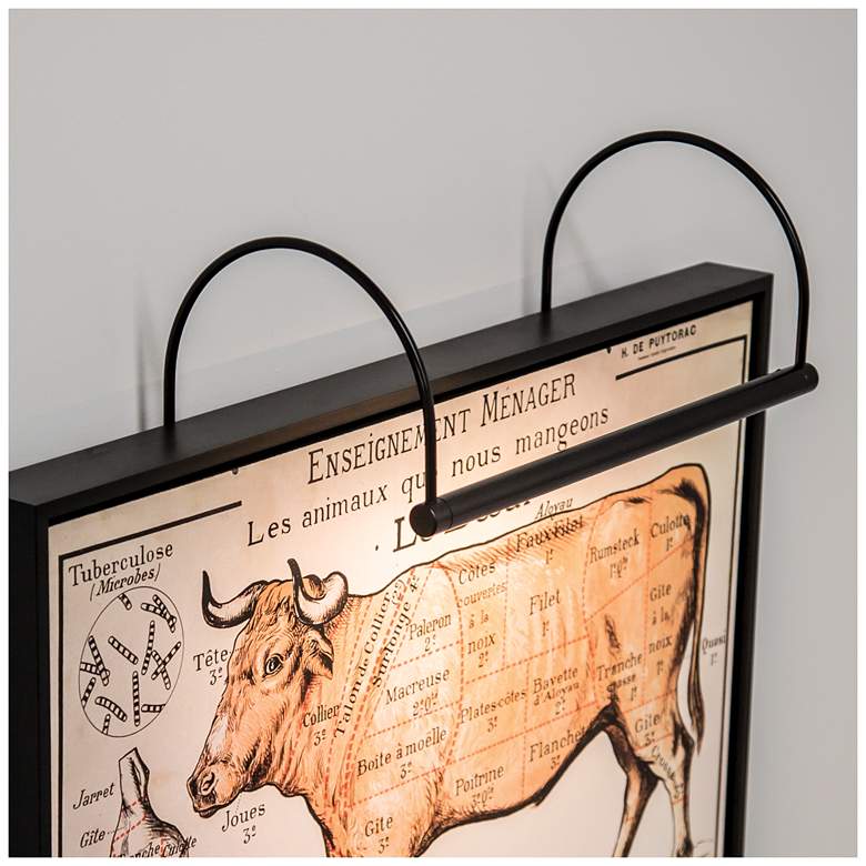 Image 1 House of Troy Ultra Slim-Line 15"W Black LED Picture Light