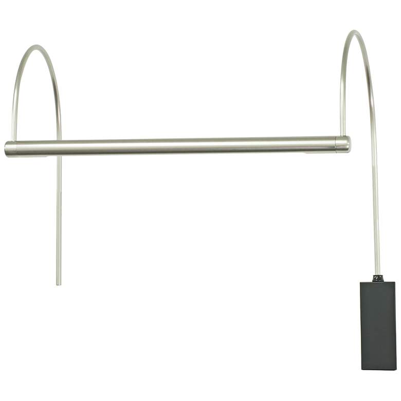 Image 1 House of Troy Ultra Slim-Line 15"W Nickel LED Picture Light