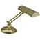 House of Troy Upright 6" High Polished Brass Piano Desk Lamp