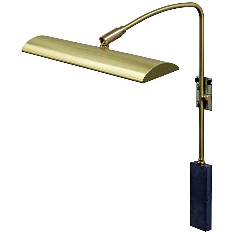 Image 1 House of Troy Zenith 12 inch Wide Satin Brass LED Picture Light