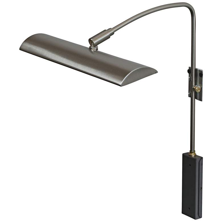 Image 1 House of Troy Zenith 12" Wide Satin Nickel LED Picture Light