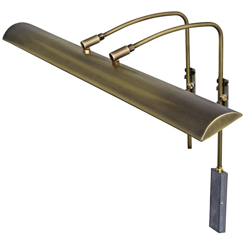 Image 1 House of Troy Zenith 36"W Antique Brass LED Picture Light