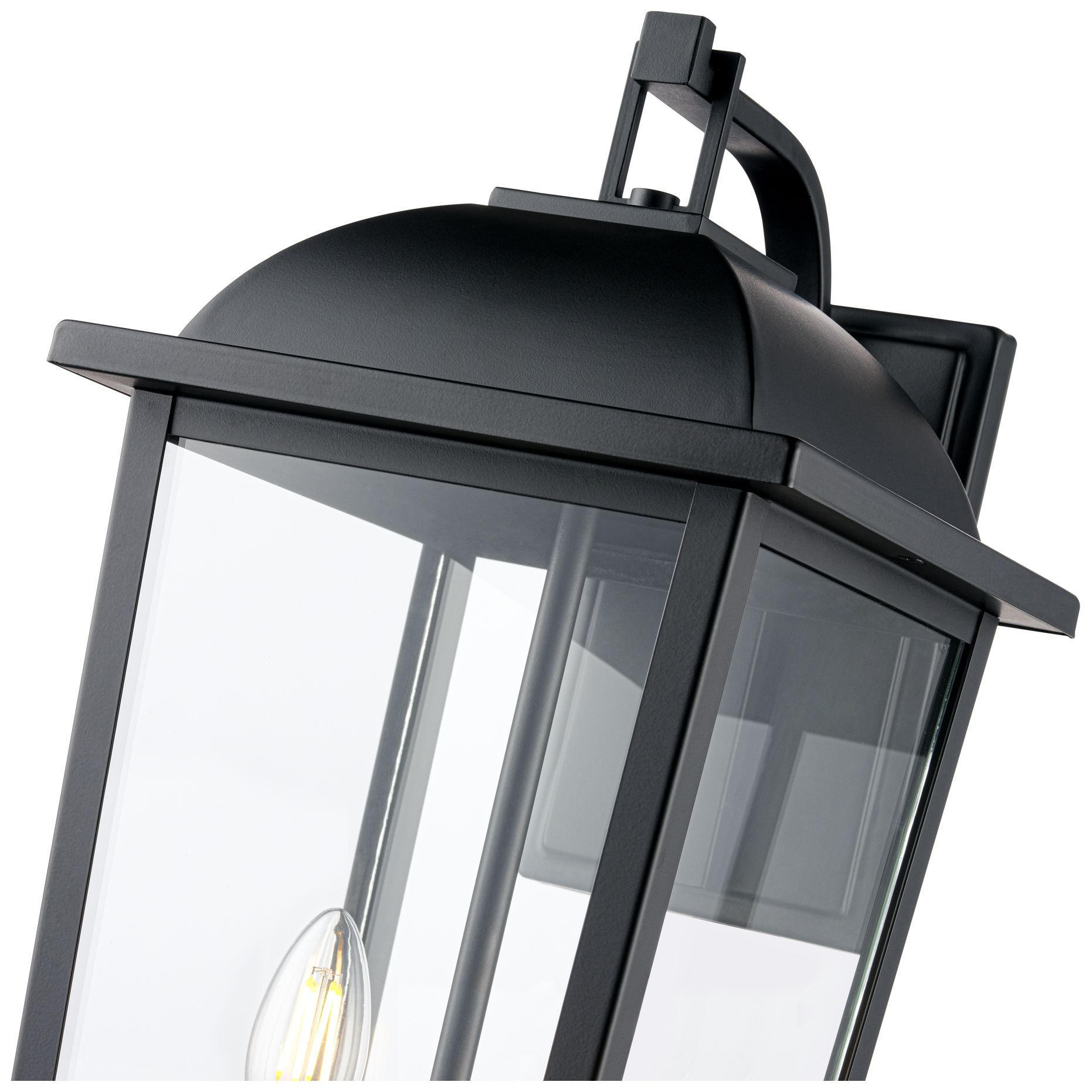 Image 6 Houston 20.5" High 2-Light Outdoor Wall Lantern Powder Coated Black more views