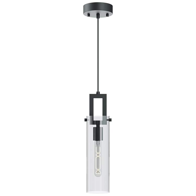 Image 1 Houston 3.5" Wide Black Pendant
