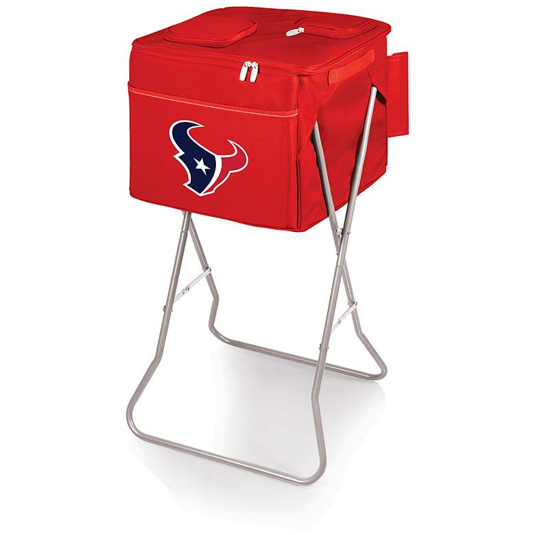 Image 1 Houston Texans Red Party Cube Portable Cooler