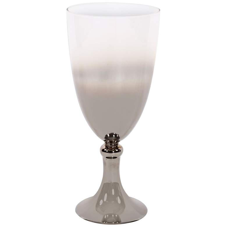 Image 1 Howard Elliot 19 1/4" High Ombre Glass Vase