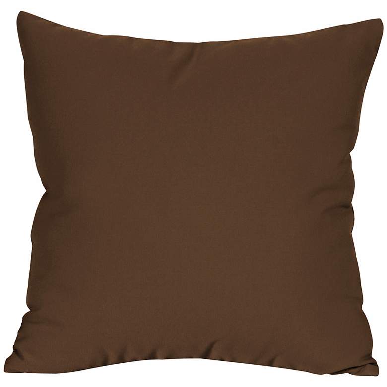 Image 1 Howard Elliott 16 inch Wide Starboard Chocolate Patio Pillow