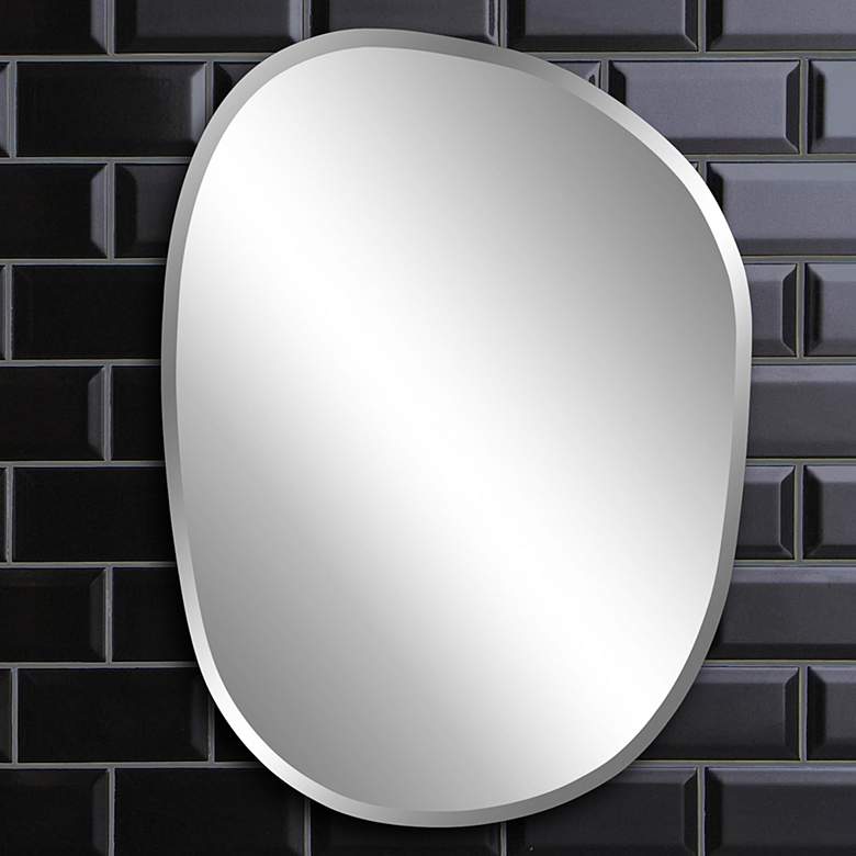 Image 1 Howard Elliott 18" x 24" Asymmetrical Frameless Wall Mirror
