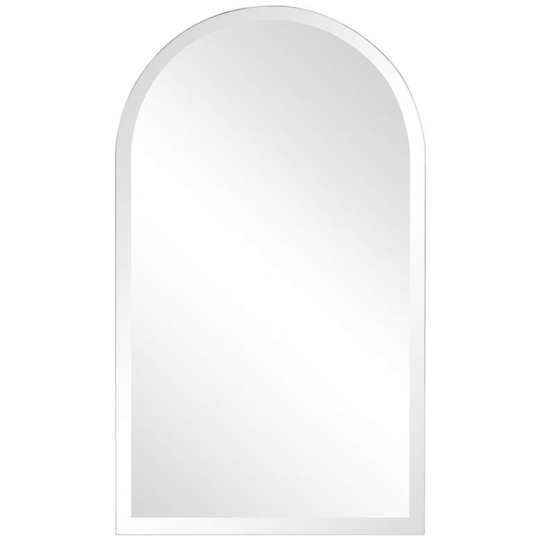 Image 2 Howard Elliott 19" x 32" Arched Frameless Wall Mirror