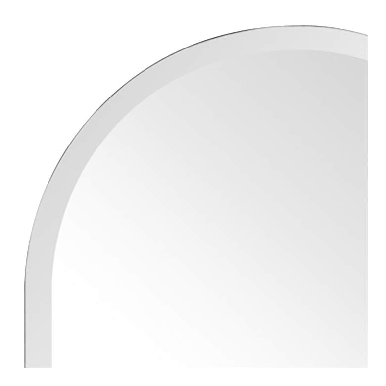 Image 3 Howard Elliott 19" x 32" Arched Frameless Wall Mirror more views