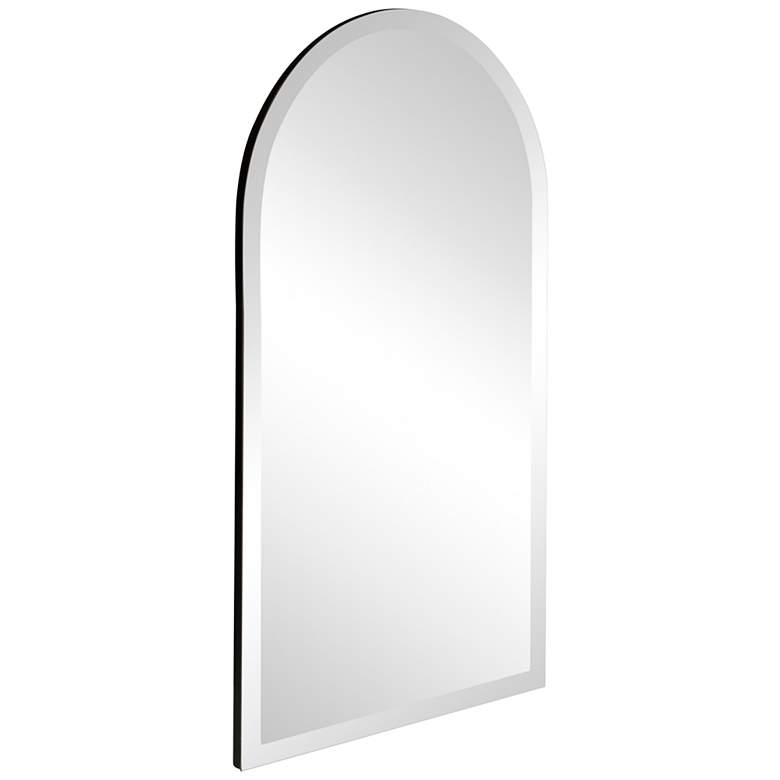 Image 4 Howard Elliott 19 inch x 32 inch Arched Frameless Wall Mirror more views