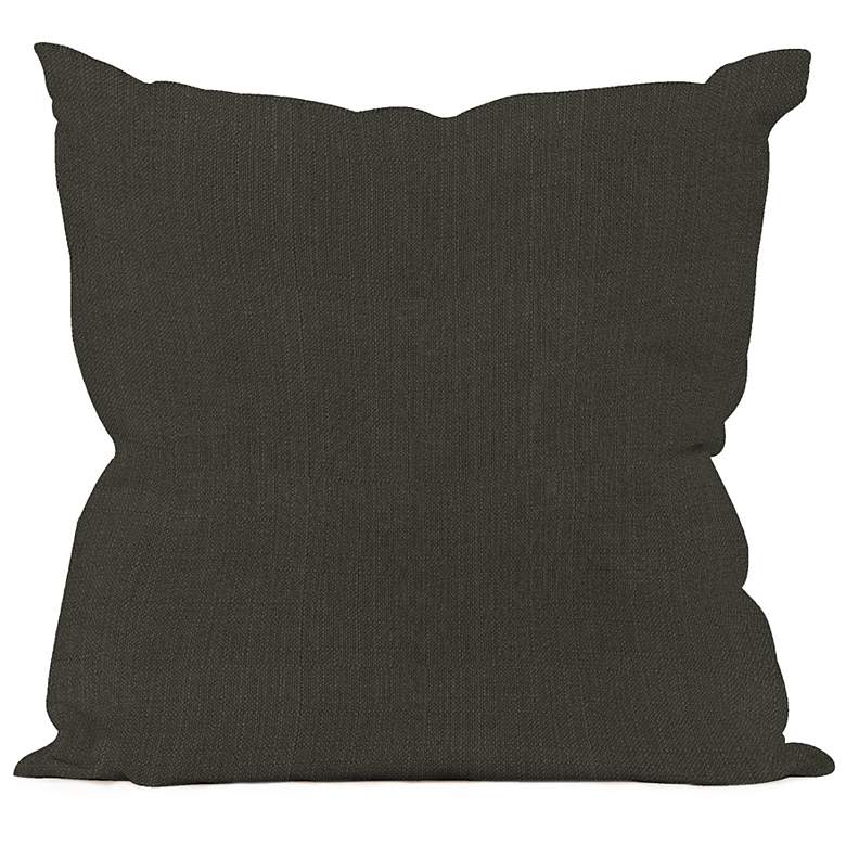 Image 1 Howard Elliott 20" Square Sterling Charcoal Throw Pillow