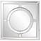 Howard Elliott 20"x20" Windowpane Arwen Square Mirror