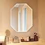 Howard Elliott 22" x 28" Octagonal Frameless Wall Mirror