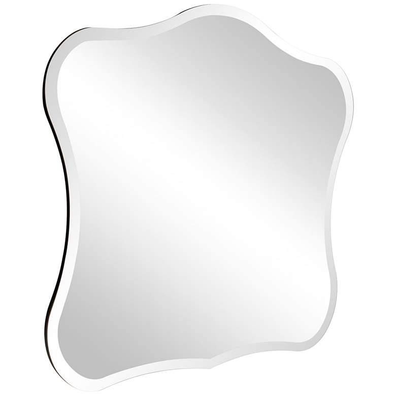 Image 3 Howard Elliott 36" x 30" Fancy Frameless Wall Mirror more views